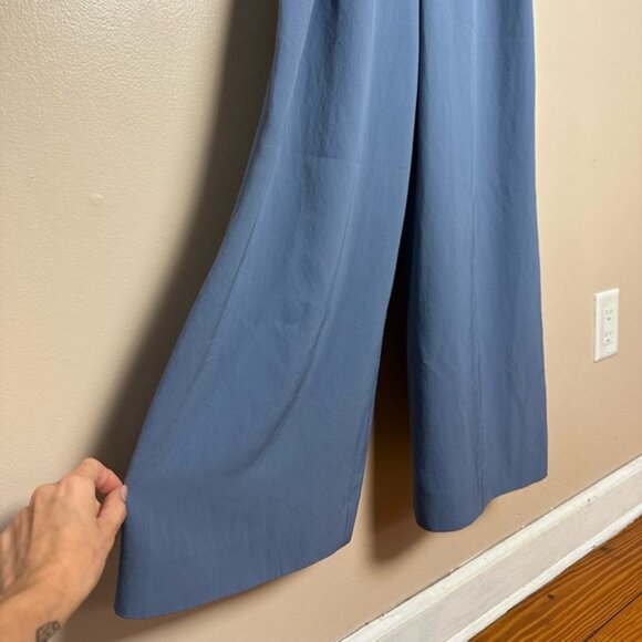 Slate Blue Everlane Sleeveless Wide-Leg Jumpsuit Size 4 EUC - Picture 4 of 7